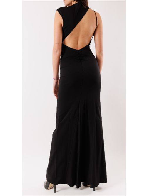 Abito lungo aderente con spacco Patrizia Pepe PATRIZIA PEPE | 2A3021-A738K103
